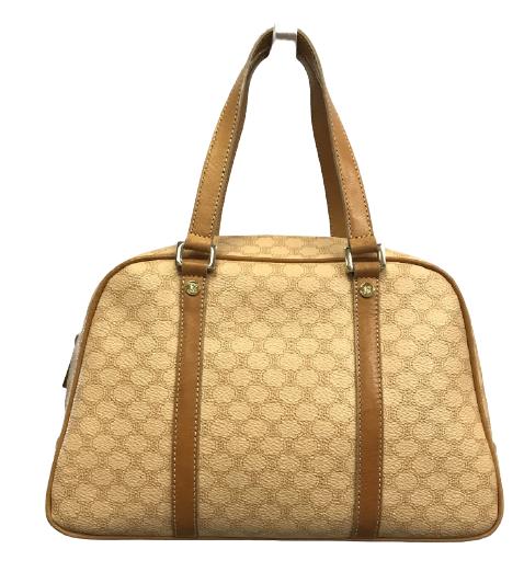 CELINE LIGHT ORANGE CANVAS HANDBAG (1 of 5)