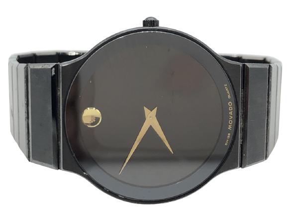 MOVADO BLACK MUSEUM 84-40-880 WATCH (1 of 7)