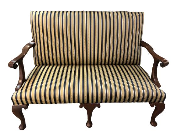 VTG STICKLEY WILLIAMSBURG SETTEE 47" 1 OF 2 (1 of 9)