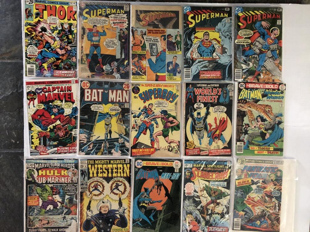 15 VINTAGE DC MARVEL COMICS ASSORTED EDITIONS (1 of 1)