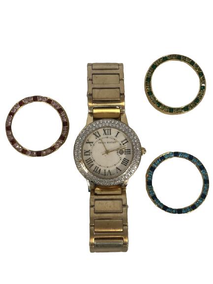 SONIA BITTON WRISTWATCH WITH 3 MULTICOLOR BEZELS (1 of 6)