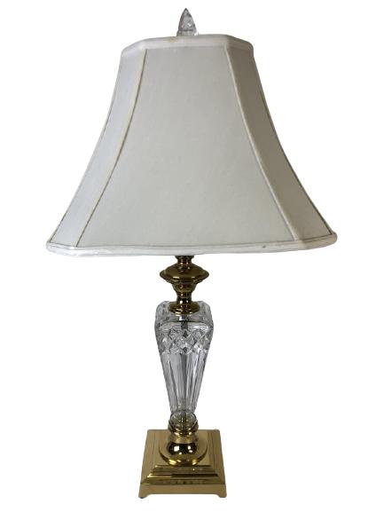 ART DECO STYLE WATERFORD CRYSTAL TABLE LAMP 31" (1 of 15)