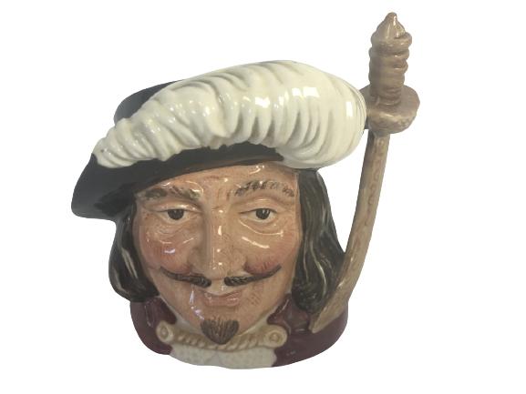 VTG ROYAL DOULTON "PORTHOS" TOBY MUG 4" (1 of 3)