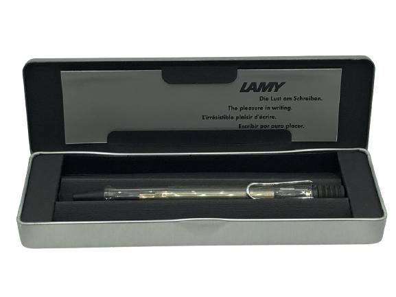 LAMY CLEAR BODY BLACK ROLLER TIP PEN IN BOX (1 of 8)
