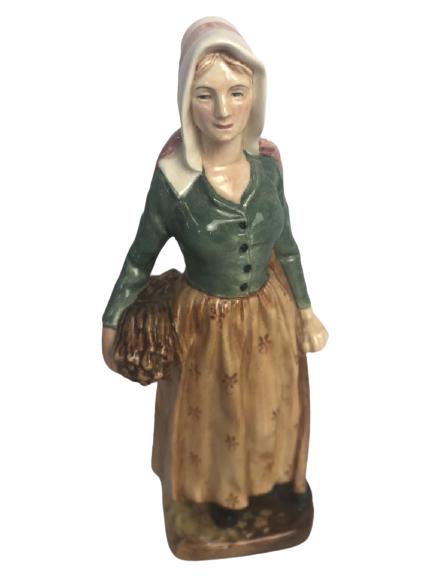 VTG ROYAL DOULTON "FRENCH PEASANT" FIGURINE 10" (1 of 3)