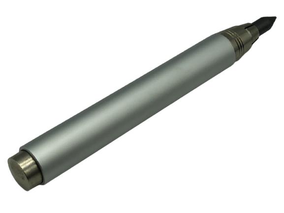 BRUSHED MATTE GREY &  SILVER METAL CLUTCH PENCIL (1 of 5)