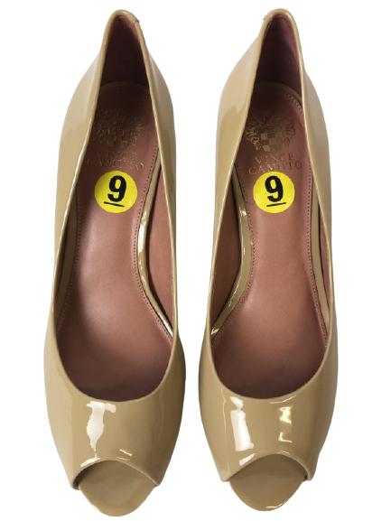 VINCE CAMUTO BLUSH PEEP-TOE HIGH HEELS SZ 9M (1 of 9)