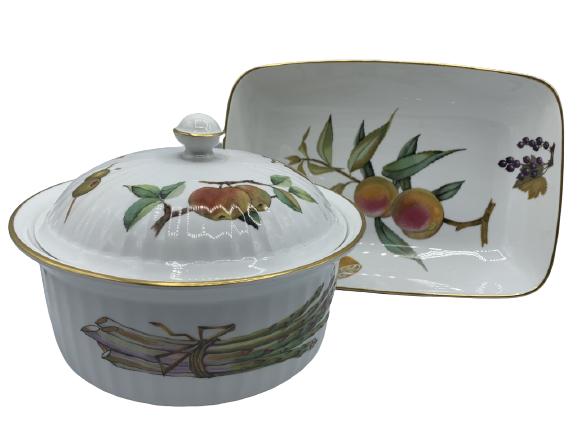 1961 ROYAL WORCESTER EVESHAM SERVING DISHES (1 of 7)
