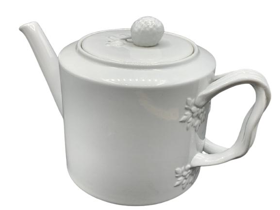 VTG COPELAND SPODE WHITE CERAMIC TEAPOT 9" (1 of 7)