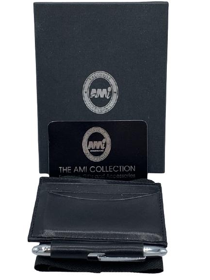 AMI COLLECTION LEATHER MAGNETIC MONEY CLIP  NIB (1 of 10)