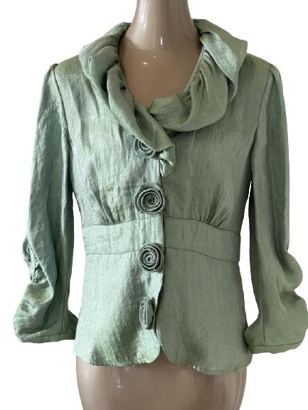 SAMUEL DONG SAGE COLORED JACKET SZ M NWT (1 of 4)