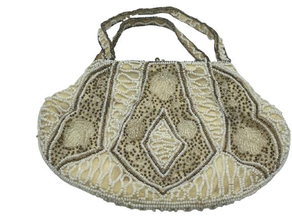 VINTAGE BEADED PURSE HANDMADE IN BELGIUM: VINTAGE BEADED PURSE HANDMADE IN BELGIUM