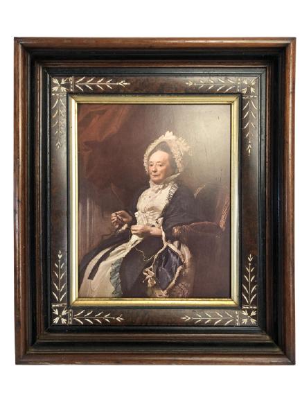 VTG JOHN SINGLETON "MRS SEYMOUR FORT" FRAMED PRINT: VTG JOHN SINGLETON "MRS SEYMOUR FORT" FRAMED PRINT