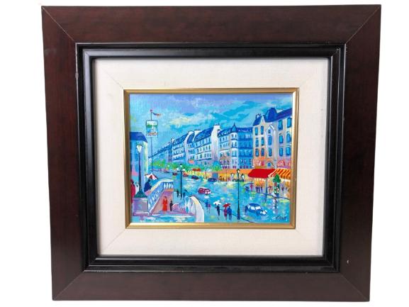 JEAN CLAUDE PICOT SERIGRAPH ON CANVAS FRAMED 16" (1 of 7)