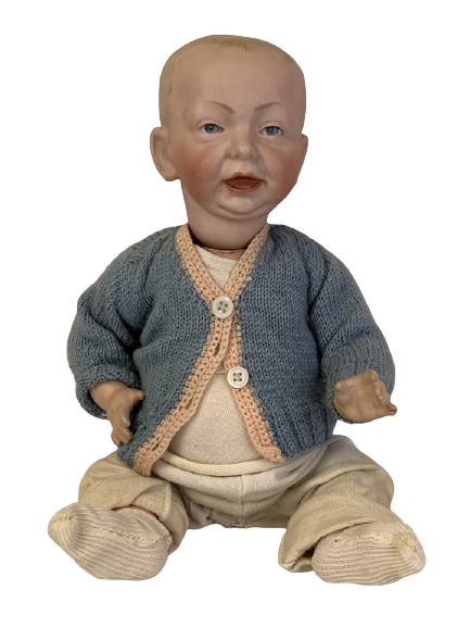 ANTIQUE K&R  #100 KAISER BABY PORCELAIN DOLL 14" (1 of 7)