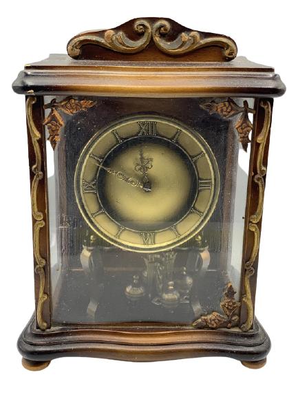 VTG KUNDO KIENINGER OBERGFELL MANTEL CLOCK 9" (1 of 7)