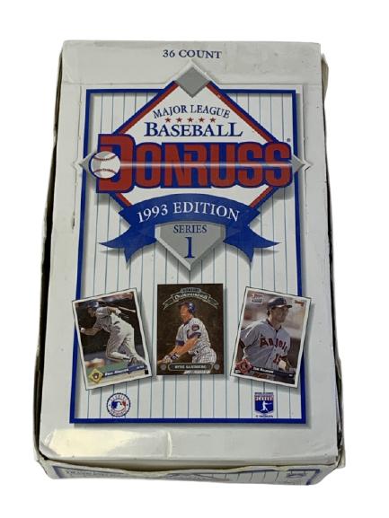 1993 DONRUSS BASEBALL CARDS 24 FOIL PACKS IN BOX (1 of 5)