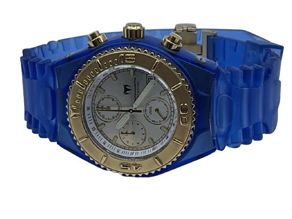 TECHNOMARINE MEN'S WATCH W/EXTRA BEZELS AND STRAPS: TECHNOMARINE MEN'S WATCH W/EXTRA BEZELS AND STRAPS-WITH ORIGINAL BOX