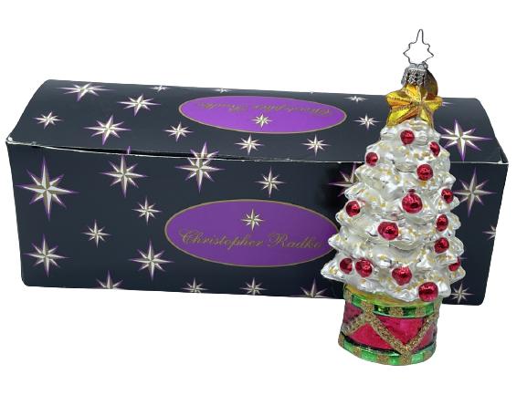 VTG CHRISTOPHER RADKO CHRISTMAS TREE  ORNAMENT (1 of 3)