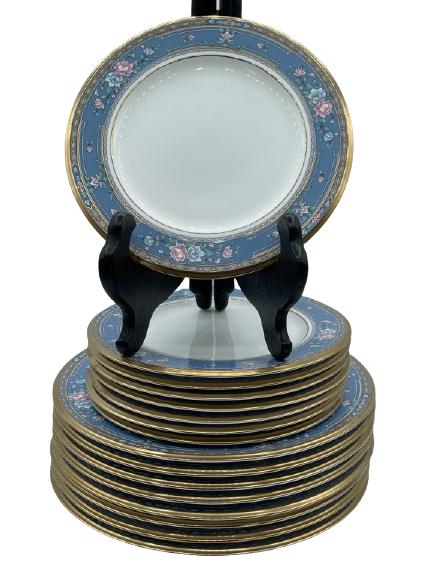 SET OF 16 NORITAKE "GRAND TERRACE " PLATES: SET OF 16 NORITAKE "GRAND TERRACE " PLATES -8 SALAD-8 DINNER