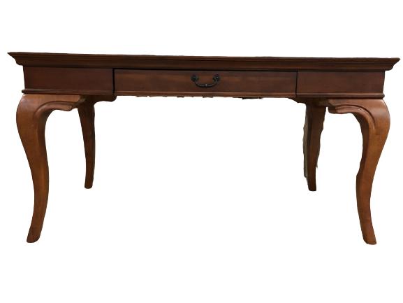 VTG MARTIN FURNITURE HOME OFFICE DESK: VTG MARTIN FURNITURE HOME OFFICE DESK -30" X 58" X 30" APPROX-VERY GOOD CONDITION WEAR CONSISTENT WITH AGE AND USE-DP31521