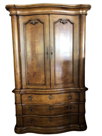 CENTURY FURNITURE ARMOIRE STORAGE WALL UNIT 83" (1 of 9)