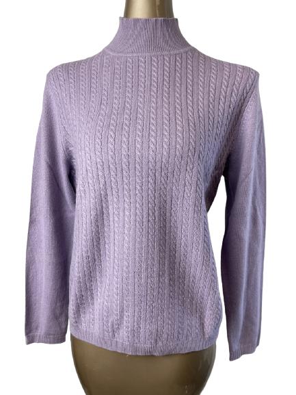 NORDSTOM VIOLET CASHMERE SWEATER SZ M: NORDSTOM VIOLET CASHMERE SWEATER SZ M
