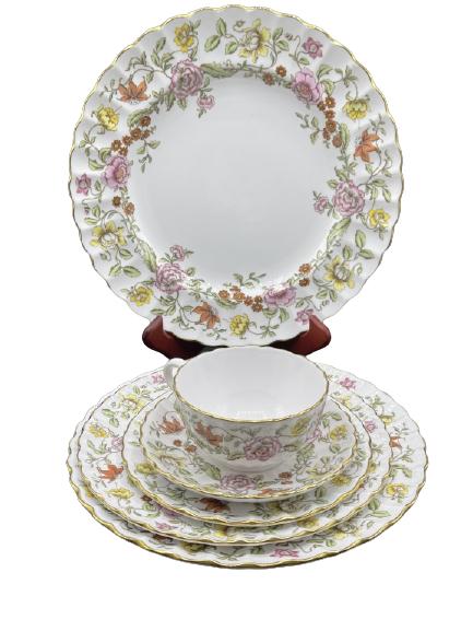 SPODE "TAPESTRY" CHINA SET FOR 9(56 PIECES) (1 of 3)
