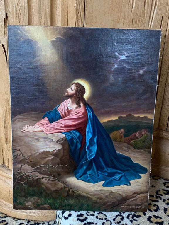 JOHN ZACCHEO RELIGIOUS OIL PAINTING (1 of 3)