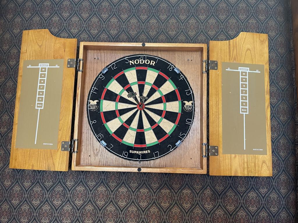 GAMEROOM DART BOARD 42"W (1 of 2)