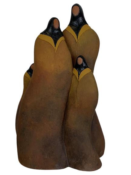 SHERI FARBSTEIN FIGURAL CERAMIC SCULPTURE 19.5" (1 of 10)