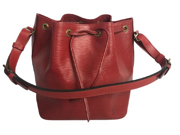 LOUIS VUITTON NOE RED EPI LEATHER SHOULDER BAG (1 of 4)