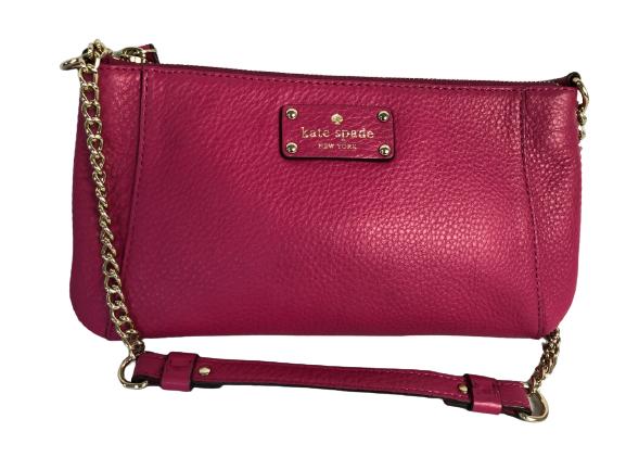VTG KATE SPADE FUCHSIA ENVELOPE SHOULDER BAG 11" (1 of 6)