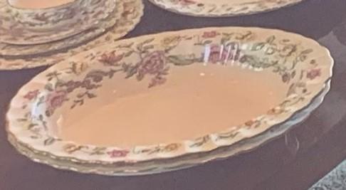 SPODE "FLORAL TAPESTRY OVAL SERVING BOWL (1 of 1)