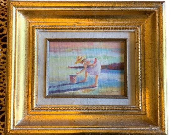ORIGINAL JOHN ZACCHEO OIL PAINTING 13" (1 of 5)