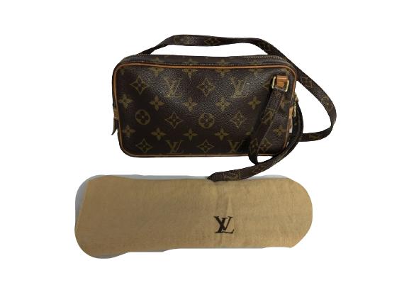 LOUIS VUITTON MARLY BANDOULIERE BROWN CANVAS BAG (1 of 4)
