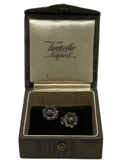 LAGERFELD /TIZIANI VENTRELLA NAPOLI EARRINGS W BOX (1 of 5)