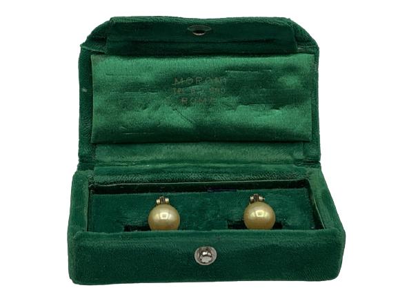 LAGERFELD / TIZIANI  MORONI ROMA EARRINGS W BOX (1 of 6)