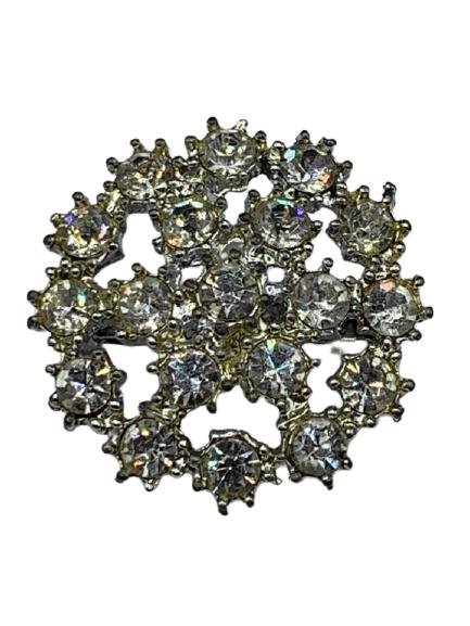LAGEFELD / TIZIANI DECO STYLE BROOCH PIN 1" (1 of 3)