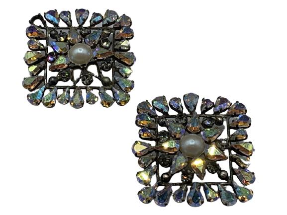 2 LAGEFELD / TIZIANI DECO STYLE BUTTON CLOSURES 2" (1 of 5)