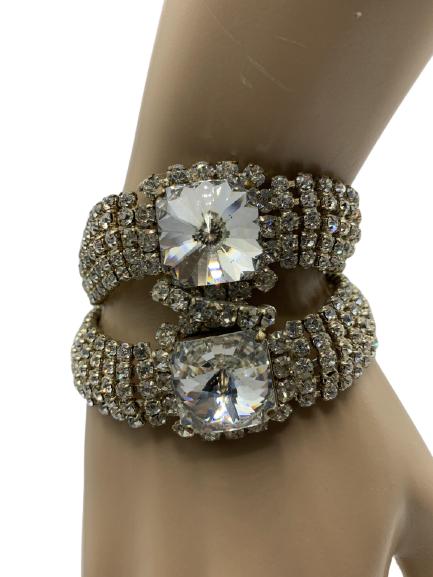 RARE LAGERFELD / TIZIANI DECO STYLE BRACELET 7" (1 of 8)