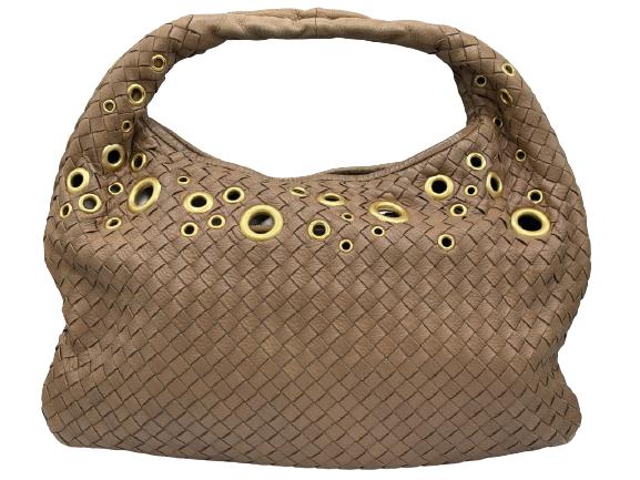 BOTTEGA VENETA FRONT RINGS HOBO SHOULDER BAG (1 of 5)