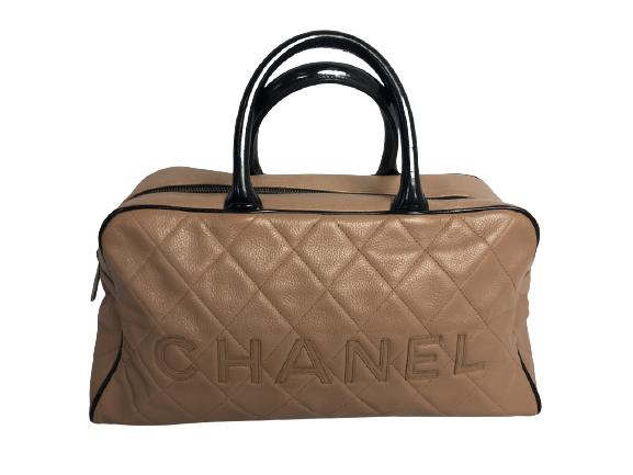 CHANEL SPORT BOSTON BROWN HANDBAG (1 of 8)