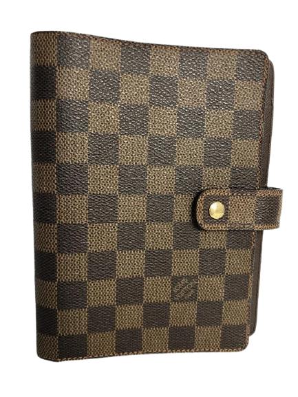 LOUIS VUITTON BROWN CANVAS AGENDA COVER (1 of 3)