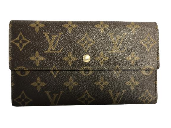 LOUIS VUITTON BROWN MONOGRAM INTERNATIONAL WALLET (1 of 4)