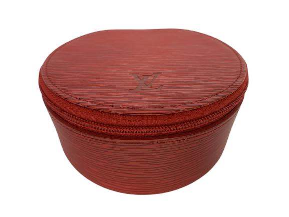 LOUIS VUITTON RED EPI LEATHER JEWELRY CASE (1 of 6)