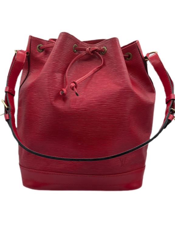 LOUIS VUITTON RED EPI NOE SHOULDER BAG (1 of 7)