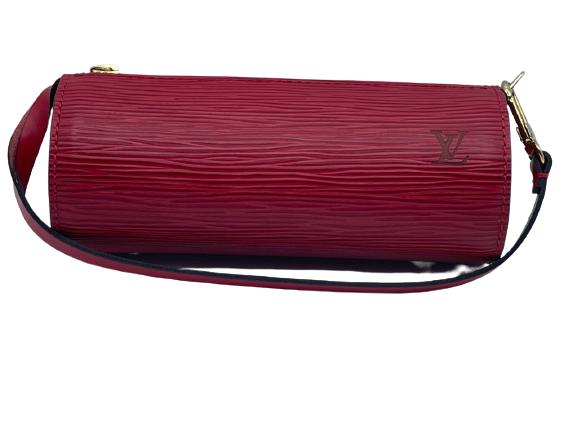 LOUIS VUITTON RED EPI SOUFFLOT SHOULDER POUCH (1 of 6)