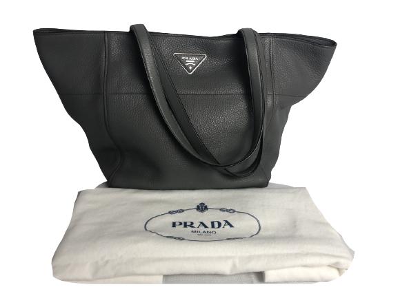 PRADA GRAINED CALFSKIN DIANO TOTEBAG (1 of 3)