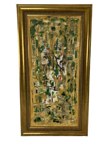 LARGE  CHAD CLOUGH  ABSTRACT PAINTING 46" (1 of 5)